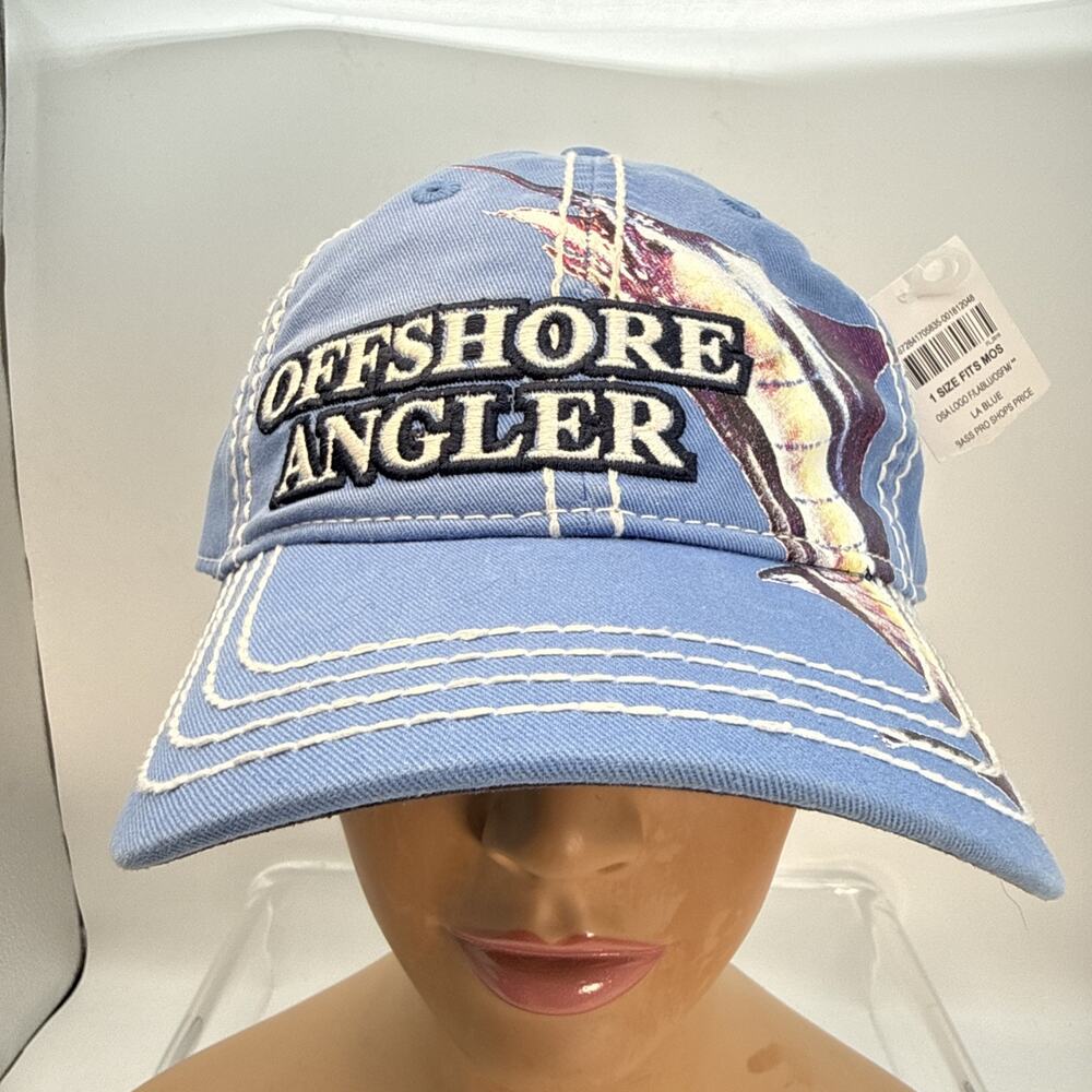 Bass Pro Shops 'Offshore Angler' Blue Strapback Hat - New w/tags READ MORE
